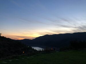 Sunset over mountains near Istán – Finca Vista Lago