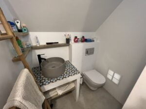 Bathroom with walk-in shower – Finca Vista Lago Istán