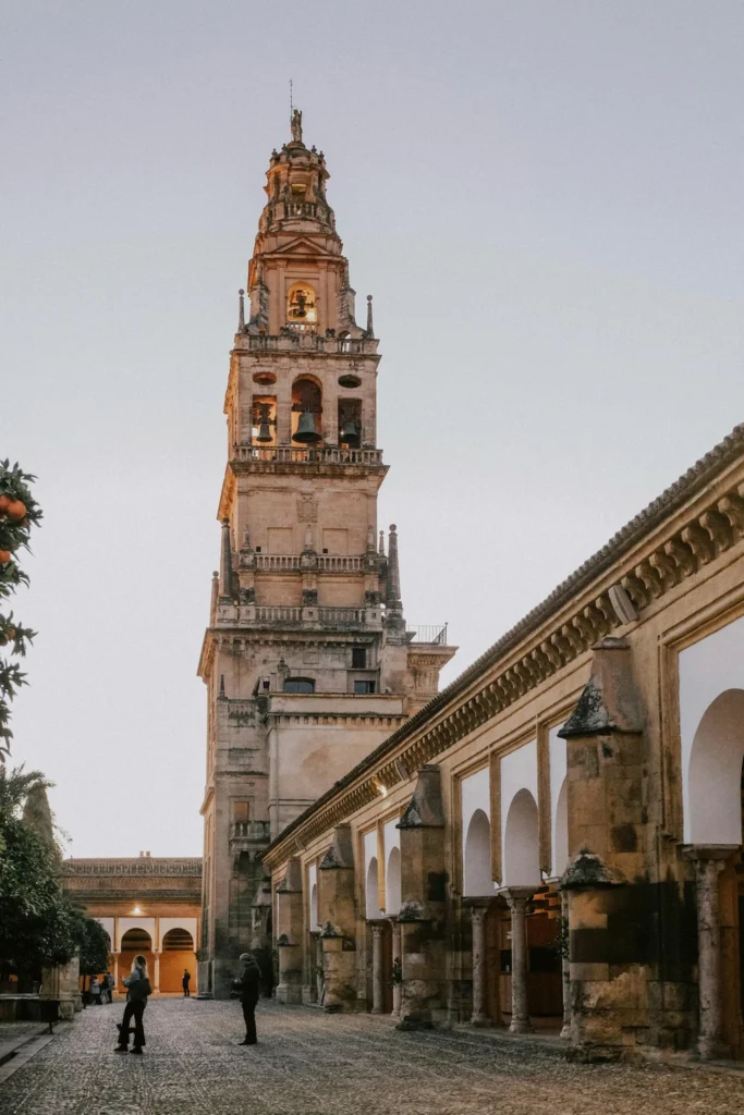 Mezquita-Cathedral of Córdoba with its iconic bell tower and historic architecture